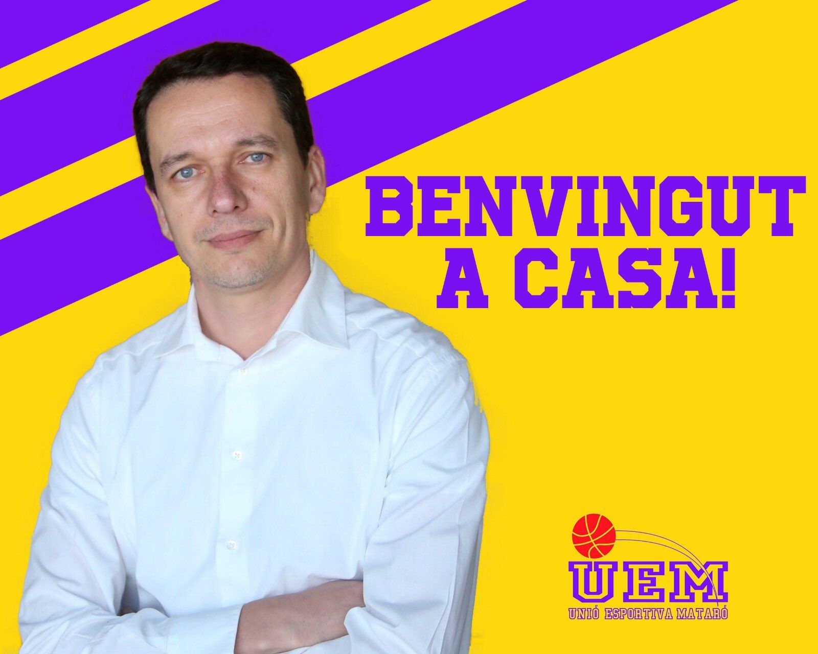 El nuevo director deportivo del femenino de la UE Mataró. Foto: UE Mataró