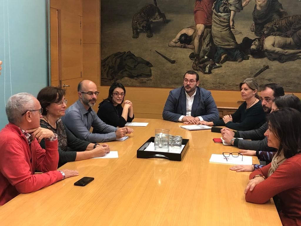 Reunió amb la vicepresidenta segona de la Diputació de Barcelona. Foto: Ajuntament de Mataró