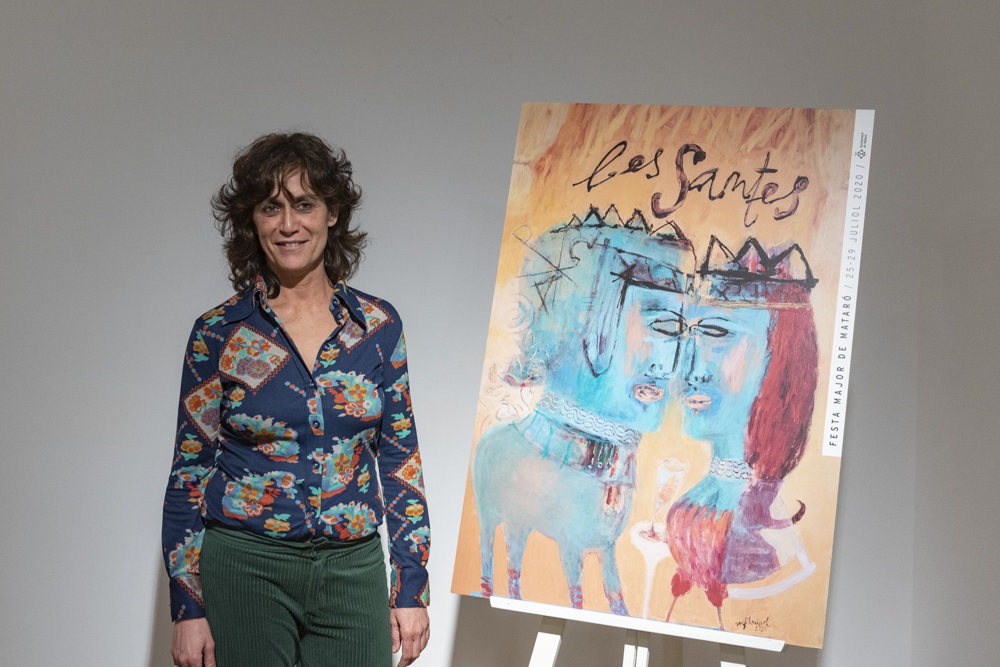 El Cartell de Santes 2020 de Marta Floriach. Foto: R. G.