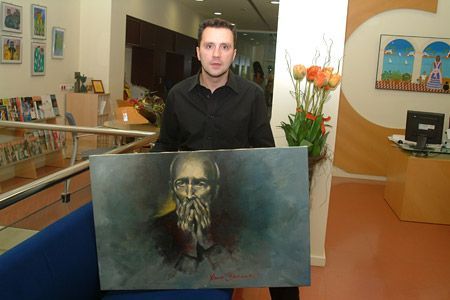 El pintor Xavier Bassons El pintor Xavier Bassons