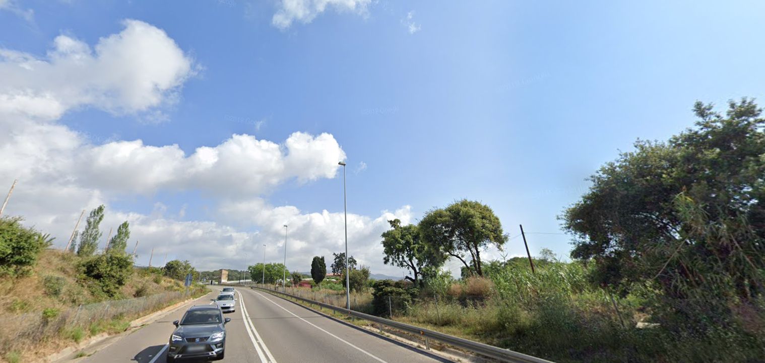 La carretera C 31E en Mataró. Foto: Google Maps