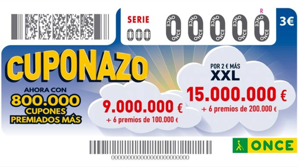 El 'cuponazo' de la ONCE, que ha premiado Mataró