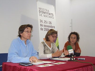 La roda de premsa de presentació de la Mostra d'Entitats.