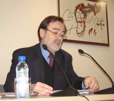 El director general de Mitjans, Santiago Ramentol, durant la roda de premsa. El director general de Mitjans, Santiago Ramentol, durant la roda de premsa.