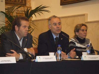 Oriol Batista, Joan Antoni Baron i Sílvia López.