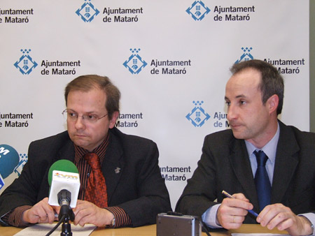 Ramon Bassas i Lluis Clemente durant la roda de premsa