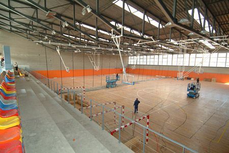 Interior del pabellón Interior del pabellón