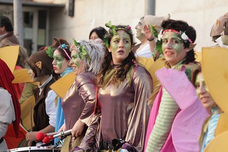 Miembros de la camparsa ganadora Miembros de la camparsa ganadora