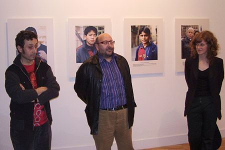 Urrios, Graupera i Casas Brullet durant la inauguració