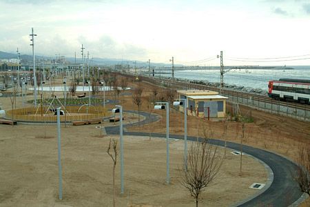 El parc de Mar gairebé enllestit El parc de Mar gairebé enllestit