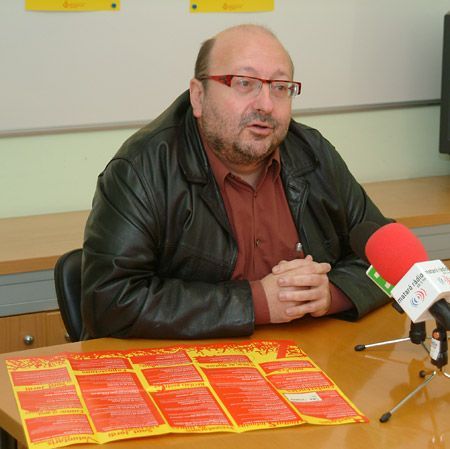 Jaume Graupera durante la presentación de los actos