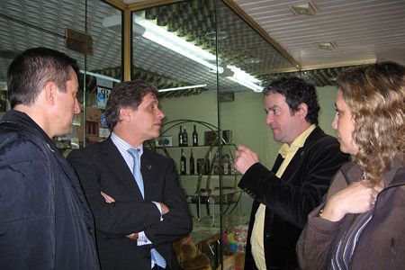 Mojedano con Fernández-Diaz y Carles Súnico