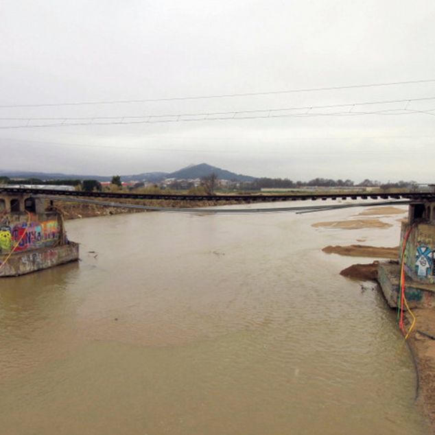 El pont afectat. Foto: ACN El pont afectat. Foto: ACN