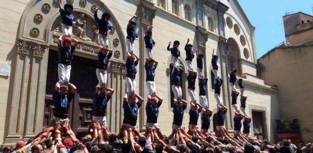 L'actuació es va fer a la plaça Santa Maria. Foto: Capgrossos L'actuació es va fer a la plaça Santa Maria. Foto: Capgrossos