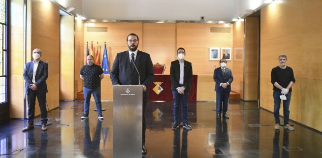 Presentacio de la Tala de Reconstrucció Social i Econòmica, que fa front a la crisi del Coronavirus. Foto: Romuald Gallofré / Ajuntament Presentacio de la Tala de Reconstrucció Social i Econòmica, que fa front a la crisi del Coronavirus. Foto: Romuald Gallofré / Ajuntament