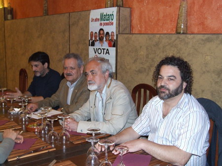 Un momento de la comida celebrada hoy Un momento de la comida celebrada hoy