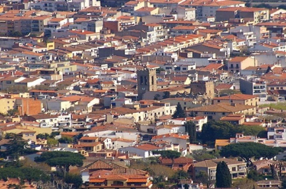 Vista aèrea d'Argentona. Vista aèrea d'Argentona.