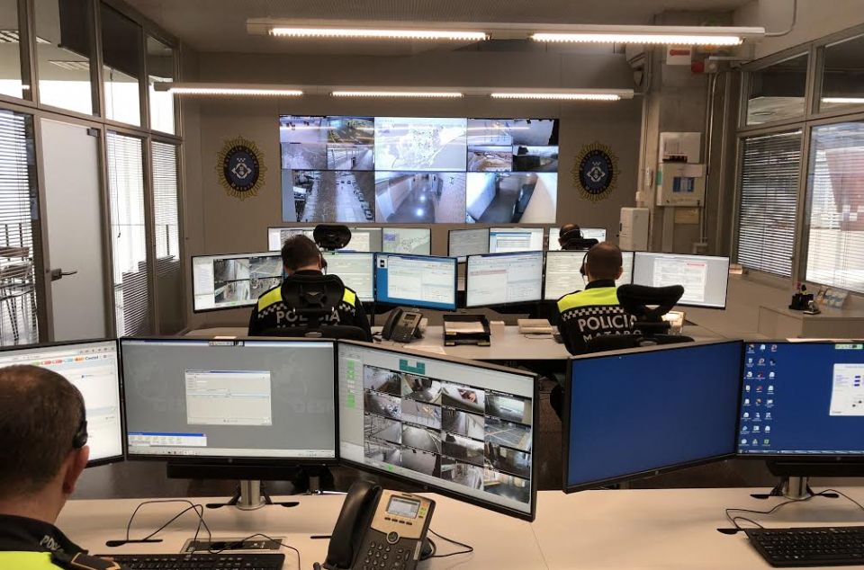 La nova sala de coordinació de la Policia Local. Aquí es derivaran les trucades al 112 que siguin per aquest cos.