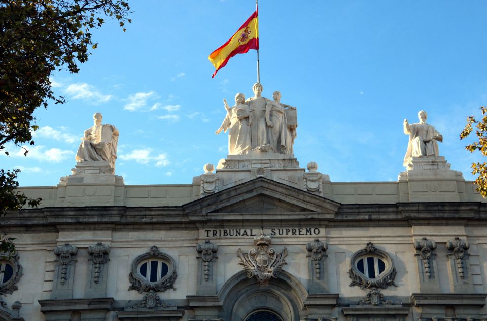 Façana del Tribunal Suprem, a Madrid. Foto: ACN