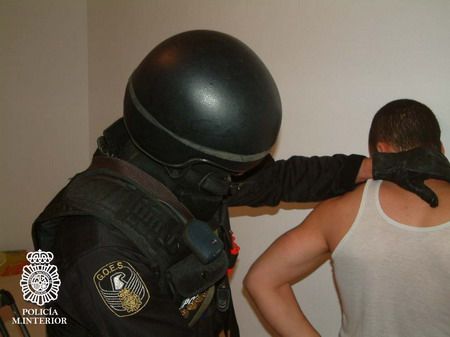 Momento de la detención