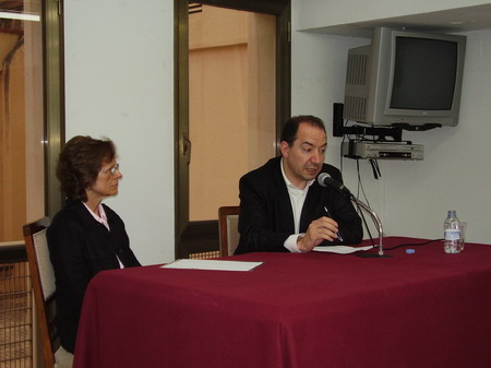 Sanchís durant la conferència