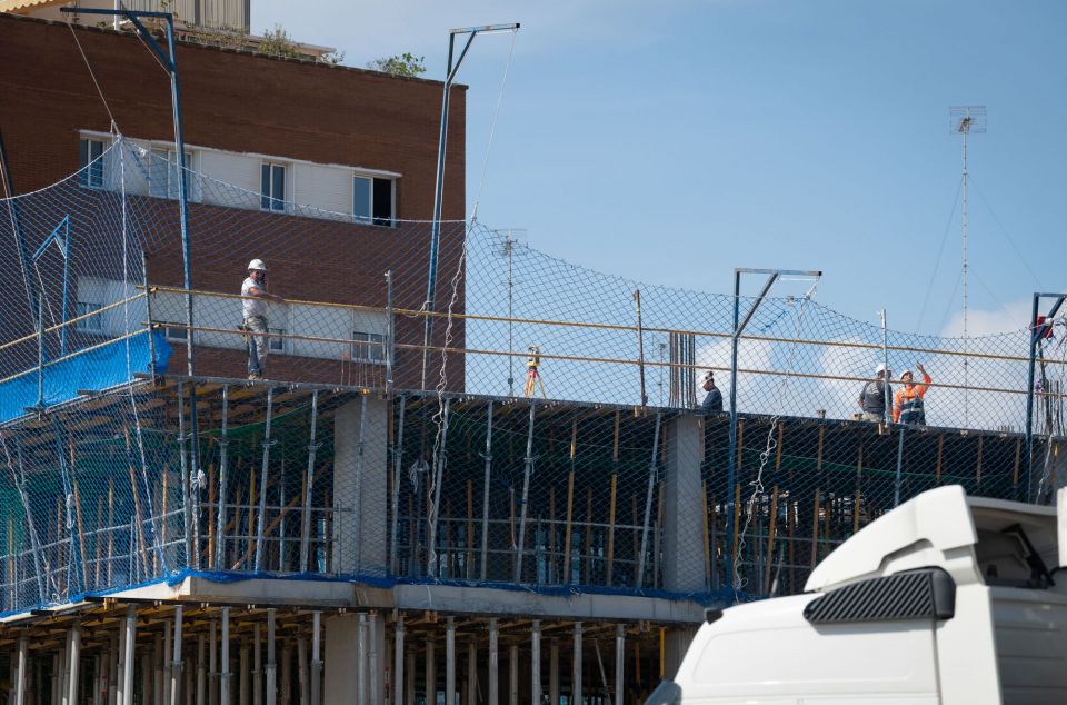 El sector de la construcció preveu créixer un 7% aquest any. Foto: R.Gallofré El sector de la construcció preveu créixer un 7% aquest any. Foto: R.Gallofré