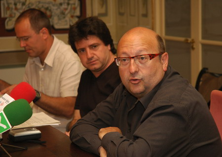 Graupera i Pera durant la presentació