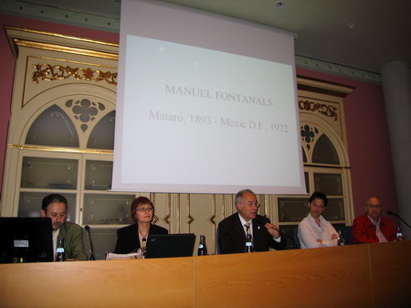 Un momento de la presentación del libro Un momento de la presentación del libro