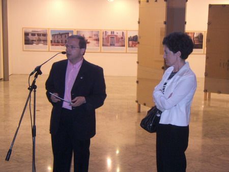 Bassas y Picazo durante la inauguración de la exposición Bassas y Picazo durante la inauguración de la exposición