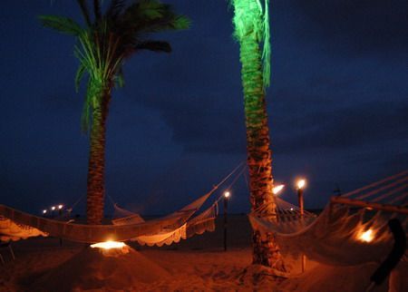 Xiringuito vacío en verano