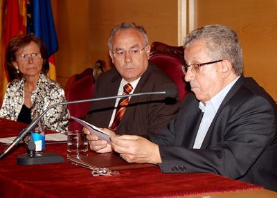 Fontana (a la dreta), amb Joan Antoni Baron