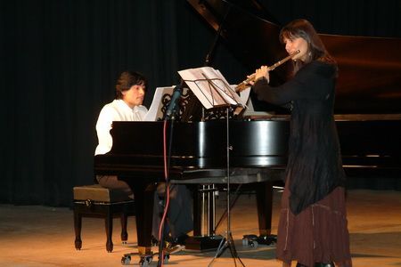 Un instante del recital al Fomento
