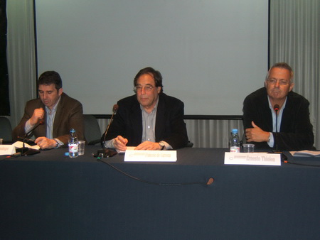 De izquierda a derecha, Domingo, de Carreras y Thielen De izquierda a derecha, Domingo, de Carreras y Thielen