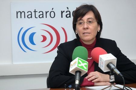 Mei Ros, durante la presentación de los resultados Mei Ros, durante la presentación de los resultados