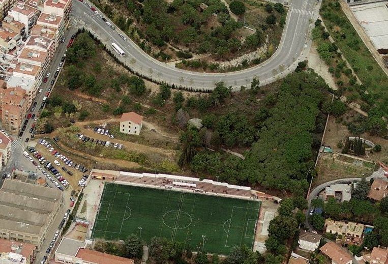 Vista aerea de la finca