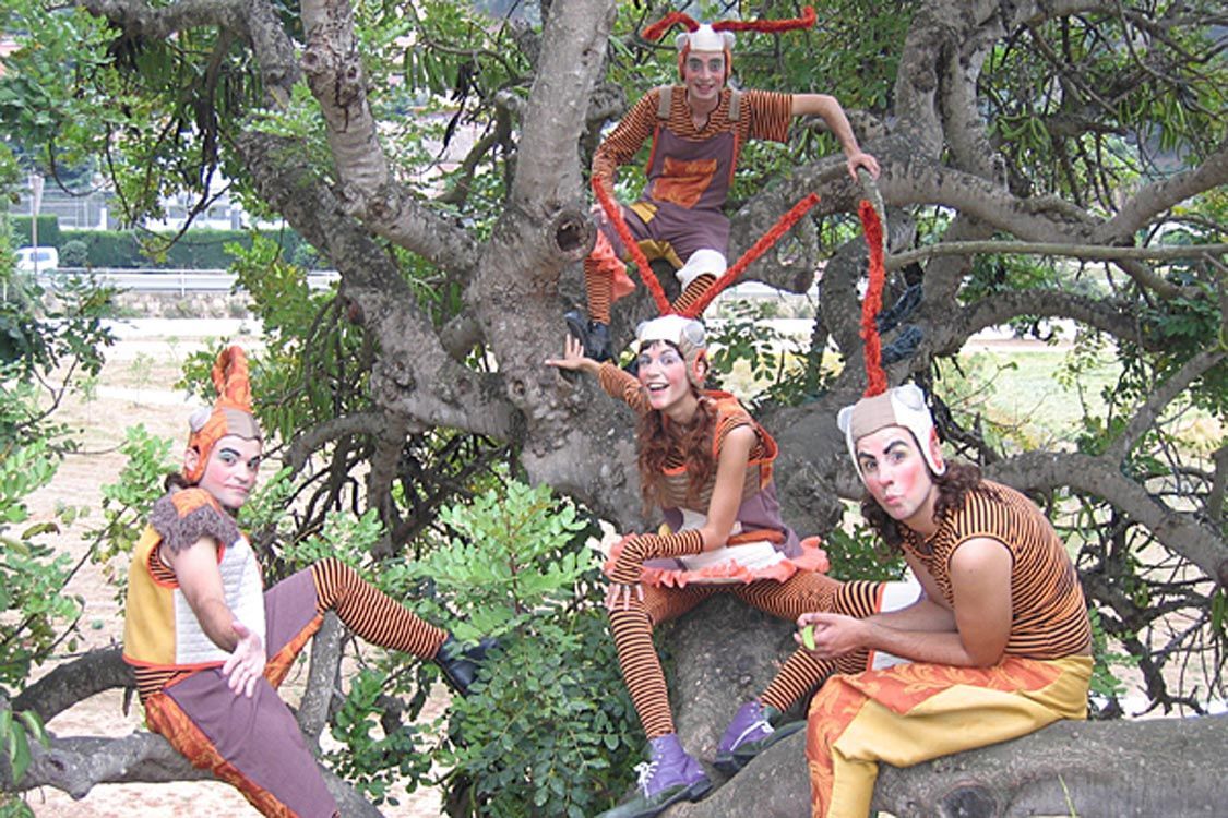 Imatge dels quatre membres de la companyia Imatge dels quatre membres de la companyia