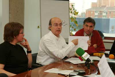 Quitèria Guirao, Ricardo Barón y Francesc Gómez Quitèria Guirao, Ricardo Barón y Francesc Gómez