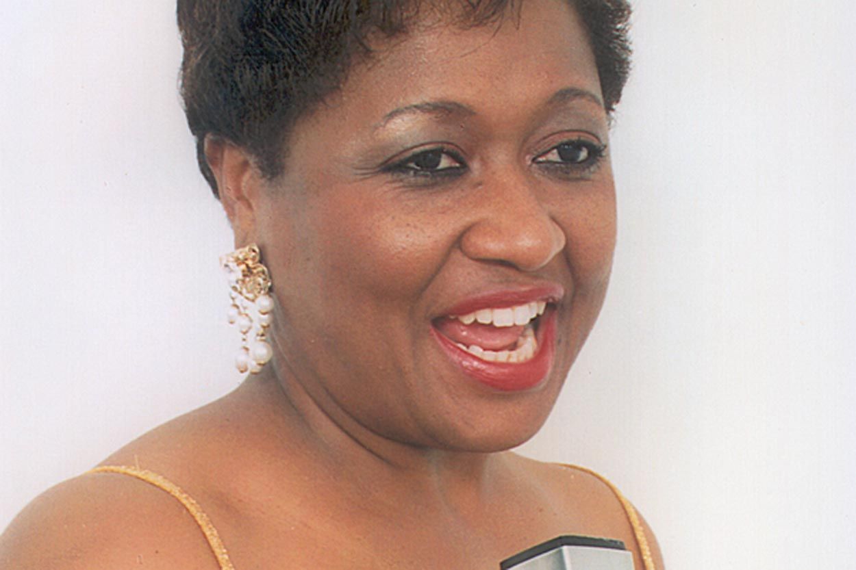 Imagen de Gwen Perry, promotora del acto
