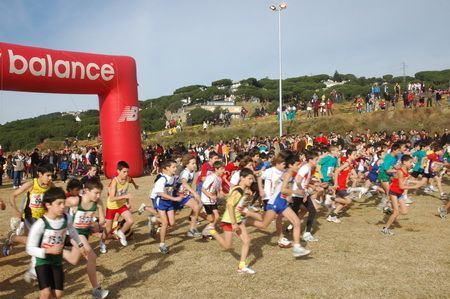 El circuito de cros durante una competición