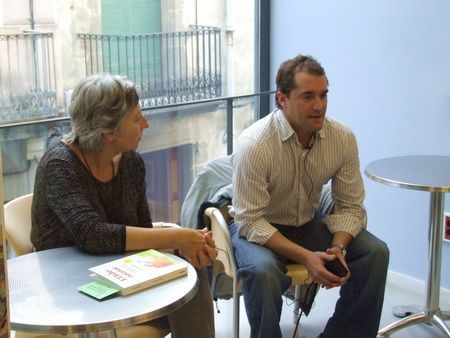 Dos instants de la presentació del llibre Dos instants de la presentació del llibre