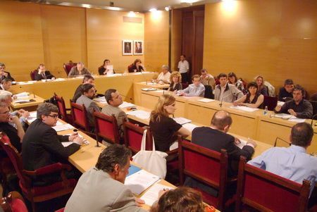 Una imagen del pleno de jueves, día 5