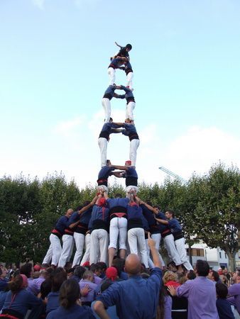 Imatges de l'actuació a Argentona en motiu de la Diada