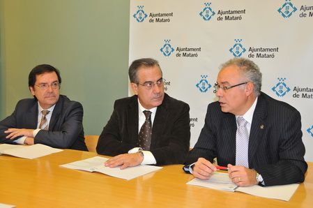 Rangel, Corbacho i Baron en roda de premsa