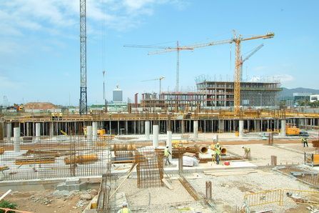 Les obres del Tecnocampus Les obres del Tecnocampus