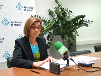 Maria Rosa Cuscó durant la presentació del pla