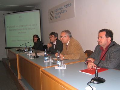 Un momento de la presentación Un momento de la presentación