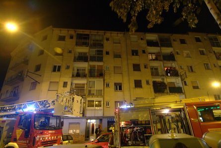 L'edifici afectat L'edifici afectat