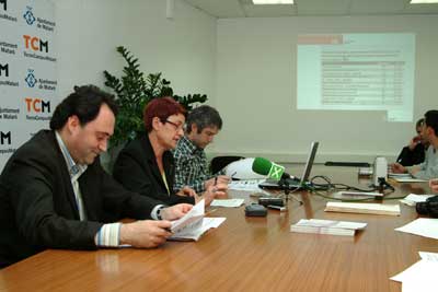 Roda de premsa de presentació de l'estudi.