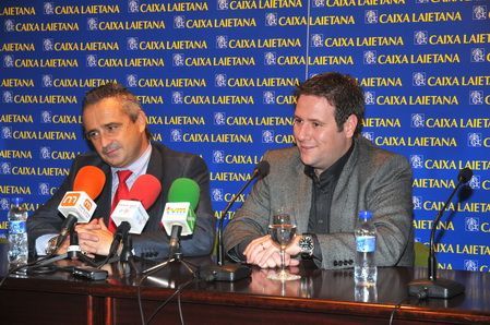 Latre durante la presentación del espectáculo