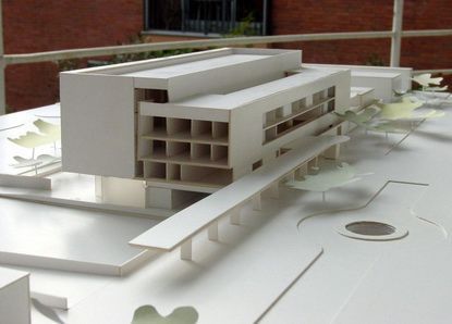 Maqueta del futuro hotel Maqueta del futuro hotel